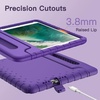 image:imageJETech Kids Case for iPad 6th5th Gen 97 Air 21 amp Pro 97 Blue  For iPad 97 20182017 Air 21 20142013 amp Pro 97 2016 Handle Stand Shockproof KidFriendlyPurple