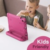 image:imageJETech Kids Case for iPad 9th8th7th Gen 102 Blue  Builtin Screen Protector 360 Rotating Handle Stand Shockproof FullBody Protection KidFriendly DesignPlum