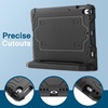 image:imageJETech Kids Case for iPad 9th8th7th Gen 102 Blue  Builtin Screen Protector 360 Rotating Handle Stand Shockproof FullBody Protection KidFriendly DesignBlack