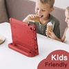 image:imageJETech Kids Case for iPad 9th8th7th Gen 102 Blue  Builtin Screen Protector 360 Rotating Handle Stand Shockproof FullBody Protection KidFriendly DesignRed