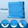 image:imageJETech Kids Case for iPad 9th8th7th Gen 102 Blue  Builtin Screen Protector 360 Rotating Handle Stand Shockproof FullBody Protection KidFriendly DesignBlue