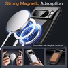 image:imageJETech Magnetic Case for Google Pixel 10 Pro XL Clear  Compatible with MagSafe Compatible with Pixelsnap Charger Shockproof Protective Phone Cover Scratch Resistant Clear BackObsidian
