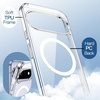 image:imageJETech Magnetic Case for Google Pixel 10 Pro XL Clear  Compatible with MagSafe Compatible with Pixelsnap Charger Shockproof Protective Phone Cover Scratch Resistant Clear BackClear