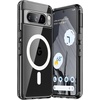 image:imageJETech Magnetic Case for Google Pixel 10 Pro XL Clear  Compatible with MagSafe Compatible with Pixelsnap Charger Shockproof Protective Phone Cover Scratch Resistant Clear BackObsidian