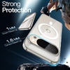 image:imageJETech Magnetic Case for Google Pixel 10 Pro XL Clear  Compatible with MagSafe Compatible with Pixelsnap Charger Shockproof Protective Phone Cover Scratch Resistant Clear BackClear