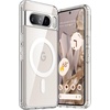 image:imageJETech Magnetic Case for Google Pixel 10 Pro XL Clear  Compatible with MagSafe Compatible with Pixelsnap Charger Shockproof Protective Phone Cover Scratch Resistant Clear BackClear