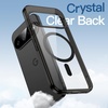 image:imageJETech Magnetic Case for Google Pixel 10 Pro XL Clear  Compatible with MagSafe Compatible with Pixelsnap Charger Shockproof Protective Phone Cover Scratch Resistant Clear BackBlack