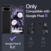 image:imageJETech Magnetic Case for Google Pixel 10 Pro XL Clear  Compatible with MagSafe Compatible with Pixelsnap Charger Shockproof Protective Phone Cover Scratch Resistant Clear BackObsidian