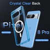 image:imageJETech Magnetic Case for Google Pixel 10 Pro XL Clear  Compatible with MagSafe Compatible with Pixelsnap Charger Shockproof Protective Phone Cover Scratch Resistant Clear BackBay