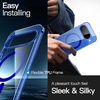 image:imageJETech Magnetic Case for Google Pixel 10 Pro XL Clear  Compatible with MagSafe Compatible with Pixelsnap Charger Shockproof Protective Phone Cover Scratch Resistant Clear BackIndigo