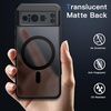 image:imageJETech Magnetic Case for Google Pixel 10a Black  Compatible with MagSafe Translucent Matte Back Shockproof ProtectionObsidian