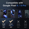 image:imageJETech Magnetic Case for Google Pixel 10a Black  Compatible with MagSafe Translucent Matte Back Shockproof ProtectionObsidian