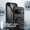 image:imageJETech Magnetic Case for Google Pixel 10a Black  Compatible with MagSafe Translucent Matte Back Shockproof ProtectionObsidian