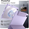 image:imageJETech Magnetic Detachable Case for iPad Air 11 M2M4 Air 54 Black  For iPad Air 54 109 20262020 Removable Rotating Cover Pencil Holder PortraitLandscape Stand Raised Screen ViewPurple