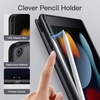 image:imageJETech Matte Case Cover for iPad 9th8th7th Gen 102 Black  Frosted Translucent Back Pencil Holder Slim Stand Design AntiFingerprint FinishBlack