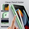 image:imageJETech Matte Case Cover for iPad 9th8th7th Gen 102 Black  Frosted Translucent Back Pencil Holder Slim Stand Design AntiFingerprint FinishMatcha Green