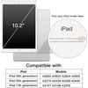 image:imageJETech Matte Case Cover for iPad 9th8th7th Gen 102 Black  Frosted Translucent Back Pencil Holder Slim Stand Design AntiFingerprint FinishMatcha Green