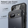 image:imageJETech Matte Case for Google Pixel 9a Black  MilitaryGrade Protection Frosted Matte Back AntiFingerprint Finish Shockproof DesignBlack