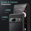image:imageJETech Matte Case for Google Pixel 9a Black  MilitaryGrade Protection Frosted Matte Back AntiFingerprint Finish Shockproof DesignBlack