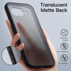 image:imageJETech Matte Case for Google Pixel 9a Black  MilitaryGrade Protection Frosted Matte Back AntiFingerprint Finish Shockproof DesignBlack
