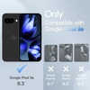 image:imageJETech Matte Case for Google Pixel 9a Black  MilitaryGrade Protection Frosted Matte Back AntiFingerprint Finish Shockproof DesignBlack