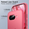 image:imageJETech Matte Case for Google Pixel 9a Black  MilitaryGrade Protection Frosted Matte Back AntiFingerprint Finish Shockproof DesignPeony