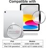 image:imageJETech One Touch Screen Protector for iPad 9th8th7th Gen 102 1Pack  Auto Alignment Installation HD Clear Tempered Glass BubbleFree ApplicationiPad1110