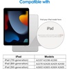 image:imageJETech One Touch Screen Protector for iPad 9th8th7th Gen 102 1Pack  Auto Alignment Installation HD Clear Tempered Glass BubbleFree ApplicationiPad987