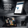 image:imageJETech Rotating Case Cover for iPad 9th8th7th Gen 102 Black  360 Rotation Stand Clear Back Design Auto WakeSleep Pencil Holder Full ProtectionBlack