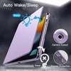 image:imageJETech Rotating Case Cover for iPad 9th8th7th Gen 102 Black  360 Rotation Stand Clear Back Design Auto WakeSleep Pencil Holder Full ProtectionLight Purple