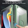 image:imageJETech Rotating Case Cover for iPad 9th8th7th Gen 102 Black  360 Rotation Stand Clear Back Design Auto WakeSleep Pencil Holder Full ProtectionMatcha Green