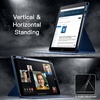 image:imageJETech Rotating Case Cover for iPad 9th8th7th Gen 102 Black  360 Rotation Stand Clear Back Design Auto WakeSleep Pencil Holder Full ProtectionNavy