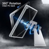 image:imageJETech Rotating Case Cover for iPad 9th8th7th Gen 102 Black  360 Rotation Stand Clear Back Design Auto WakeSleep Pencil Holder Full ProtectionSilver