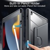 image:imageJETech Rotating Case Cover for iPad 9th8th7th Gen 102 Black  360 Rotation Stand Clear Back Design Auto WakeSleep Pencil Holder Full ProtectionSpace Gray