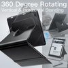 image:imageJETech Rotating Case Cover for iPad 9th8th7th Gen 102 Black  360 Rotation Stand Pencil Holder PU Leather Folio Full Protection DesignBlack