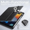 image:imageJETech Rotating Case Cover for iPad 9th8th7th Gen 102 Black  360 Rotation Stand Pencil Holder PU Leather Folio Full Protection DesignBlack