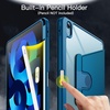 image:imageJETech Rotating Case Cover for iPad Air 11 M4M3M2 Air 54 109 Purple  For iPad Air 11 20262024 amp Air 54 109 20222020 360 Rotation Stand Clear Back Auto WakeSleep Pencil HolderBlue