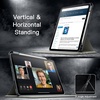 image:imageJETech Rotating Case Cover for iPad Air 11 M4M3M2 Air 54 109 Purple  For iPad Air 11 20262024 amp Air 54 109 20222020 360 Rotation Stand Clear Back Auto WakeSleep Pencil HolderSpace Gray
