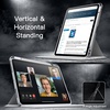image:imageJETech Rotating Case Cover for iPad Air 11 M4M3M2 Air 54 109 Purple  For iPad Air 11 20262024 amp Air 54 109 20222020 360 Rotation Stand Clear Back Auto WakeSleep Pencil HolderSilver