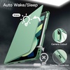 image:imageJETech Rotating Case Cover for iPad Air 11 M4M3M2 Air 54 109 Purple  For iPad Air 11 20262024 amp Air 54 109 20222020 360 Rotation Stand Clear Back Auto WakeSleep Pencil HolderGreen