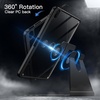 image:imageJETech Rotating Case Cover for iPad Air 11 M4M3M2 Air 54 109 Purple  For iPad Air 11 20262024 amp Air 54 109 20222020 360 Rotation Stand Clear Back Auto WakeSleep Pencil HolderBlack