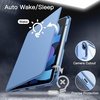 image:imageJETech Rotating Case Cover for iPad Air 11 M4M3M2 Air 54 109 Purple  For iPad Air 11 20262024 amp Air 54 109 20222020 360 Rotation Stand Clear Back Auto WakeSleep Pencil HolderSky Blue
