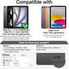 image:imageJETech Rotating Case Cover for iPad Air 11 M4M3M2 Air 54 109 Purple  For iPad Air 11 20262024 amp Air 54 109 20222020 360 Rotation Stand Clear Back Auto WakeSleep Pencil HolderGreen