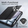 image:imageJETech Rotating Case Cover for iPad Air 11 M4M3M2 Air 54 Starlight  For iPad Air 11 20262024ampAir 54 109 20222020 360 Rotation Stand Pencil Holder PU Leather Folio Full ProtectionBlack