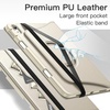 image:imageJETech Rotating Case Cover for iPad Air 11 M4M3M2 Air 54 Starlight  For iPad Air 11 20262024ampAir 54 109 20222020 360 Rotation Stand Pencil Holder PU Leather Folio Full ProtectionStarlight
