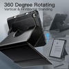 image:imageJETech Rotating Case Cover for iPad Air 11 M4M3M2 Air 54 Starlight  For iPad Air 11 20262024ampAir 54 109 20222020 360 Rotation Stand Pencil Holder PU Leather Folio Full ProtectionBlack