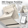 image:imageJETech Rotating Case Cover for iPad Air 11 M4M3M2 Air 54 Starlight  For iPad Air 11 20262024ampAir 54 109 20222020 360 Rotation Stand Pencil Holder PU Leather Folio Full ProtectionStarlight