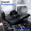 image:imageJETech Rugged Case for iPad 6th5th Gen 97 20182017 Black  Builtin Screen Protector 360 Rotating Hand Strap Stand Heavy Duty Shockproof ProtectionBlack