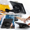 image:imageJETech Rugged Case for iPad 6th5th Gen 97 20182017 Black  Builtin Screen Protector 360 Rotating Hand Strap Stand Heavy Duty Shockproof ProtectionBlack