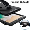 image:imageJETech Rugged Case for iPad 6th5th Gen 97 20182017 Black  Builtin Screen Protector 360 Rotating Hand Strap Stand Heavy Duty Shockproof ProtectionBlack